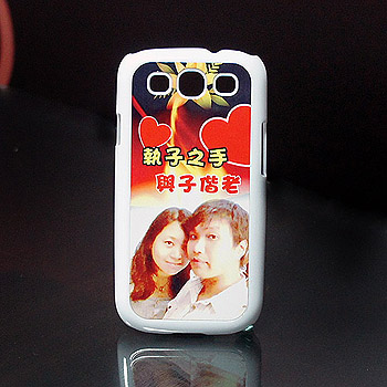 手機殼轉印-GALAXY S3塑膠硬殼-浪漫白